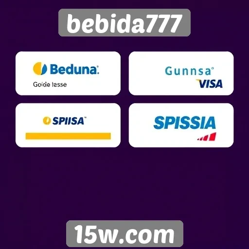 Avaliação das opções de pagamento disponíveis no bebida777